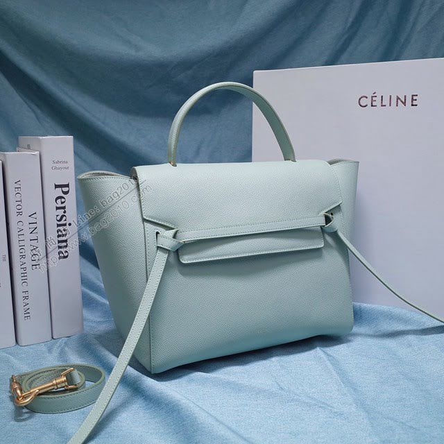 Celine女包 賽琳掌紋牛皮大號手提包 Celine belt bag鯰魚包 189103  slyd2051